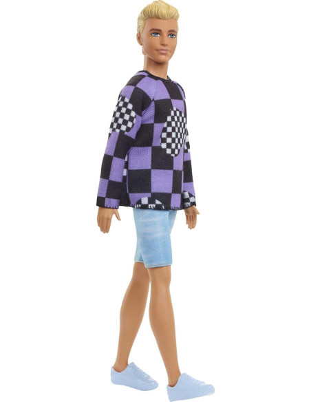 Ken Fashionistas n. 191 Bambola Capelli Biondi Corti