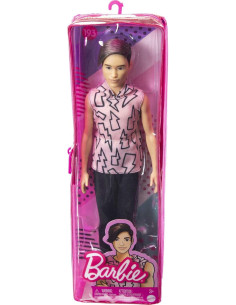 Ken Fashionistas Bambola n. 193, slanciato, Capelli castani