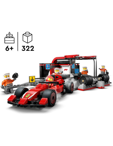 Lego City - Pit Stop e Meccanici con Monoposto...