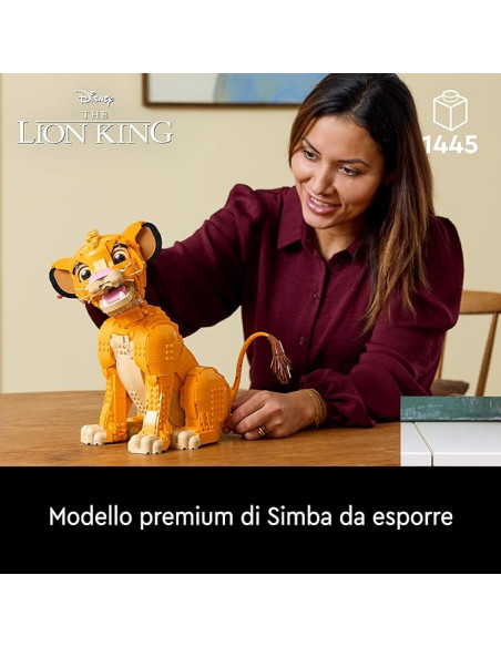 Lego Disney Classic - Giovane Simba, Re Leone