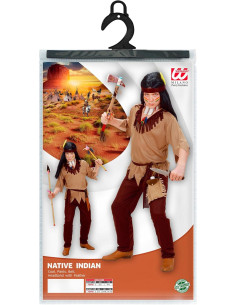 Indiano casacca, pantaloni, cintura, fascia 5/7 anni