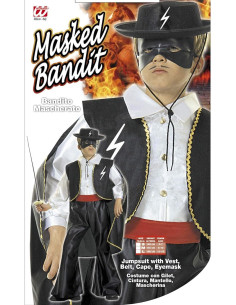 Costume Bandito mascherato 8/10 anni