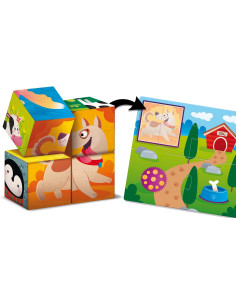 Lisciani - Montessori Cubes e Logic 2 in 1 2