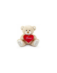 Orso seduto Beige 40cm con cuore