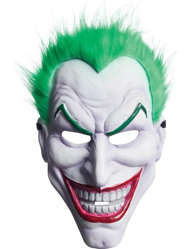 Maschera adulto Joker con capelli