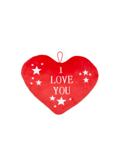 Cuscino cuore 30 cm con frasi ass.te