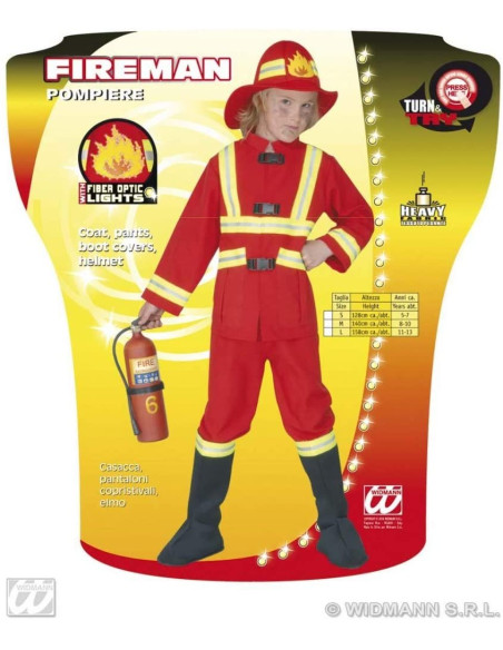COSTUME POMPIERE TG. L