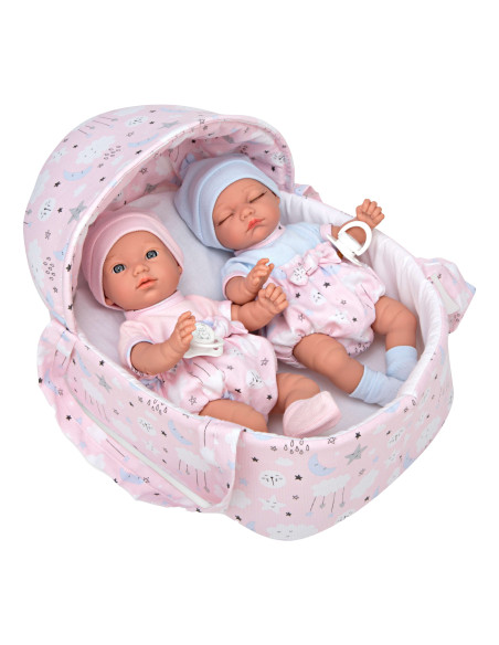 Arias - Gemelli 28cm con culla