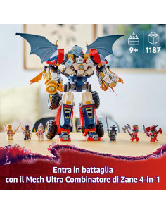 Lego Ninjago - Mech Ultra Combinatore di Zane 2