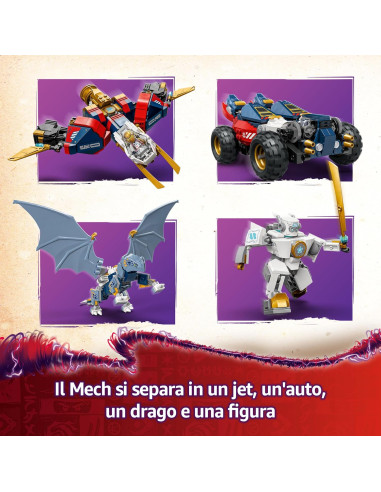 Lego Ninjago - Mech Ultra Combinatore di Zane
