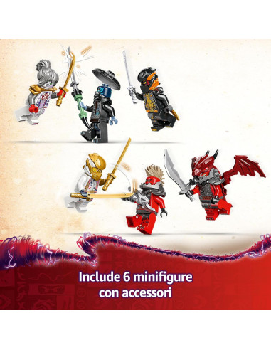 Lego Ninjago - Mech Ultra Combinatore di Zane