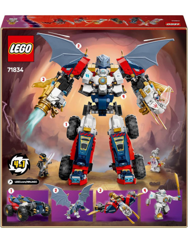 Lego Ninjago - Mech Ultra Combinatore di Zane