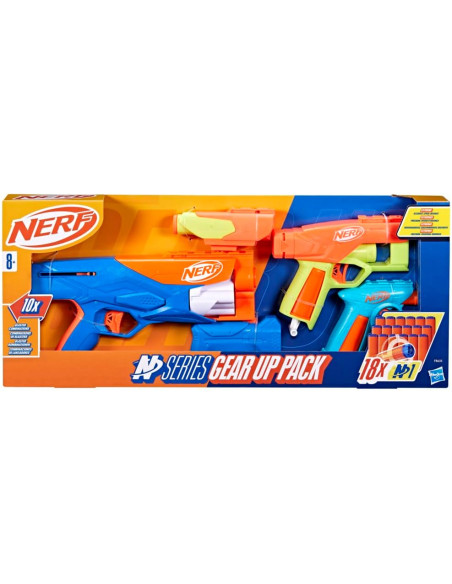 Nerf N-Series Pacchetto di equipaggiamento, confezione da 3 blaster