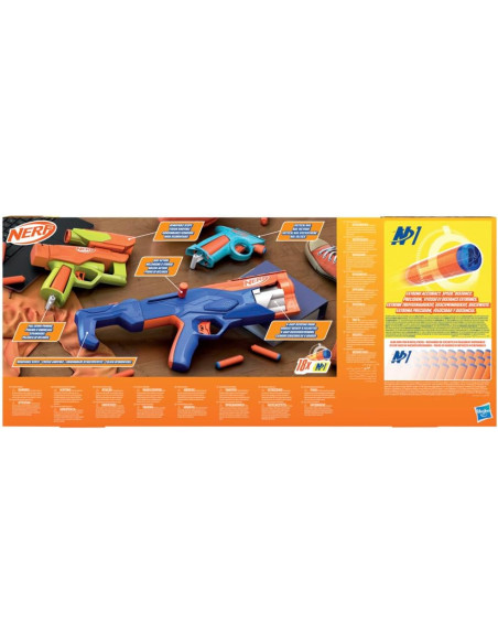 Nerf N-Series Pacchetto di equipaggiamento, confezione da 3 blaster