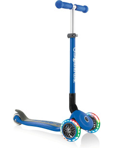 Globber - 3 Ruote Ripiegabile Con Luci Blue