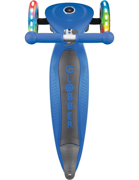 Globber - 3 Ruote Ripiegabile Con Luci Blue