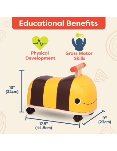 B.Toys - Wooden Bee Ride-on