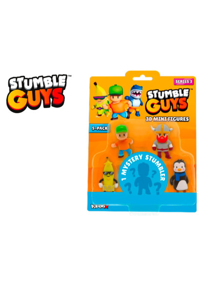 Stumble Guys blister 5 personaggi 3 serie