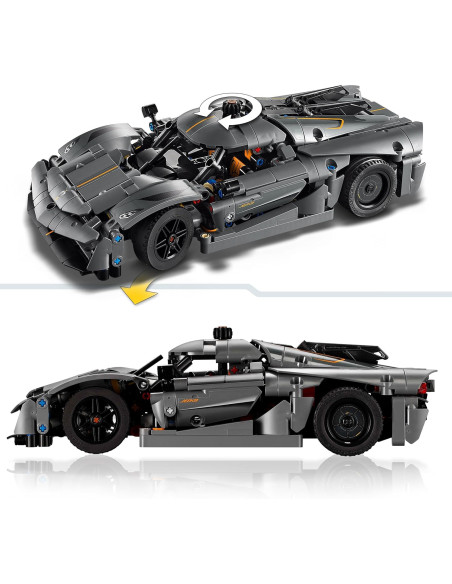 Lego Technic - Hypercar Koenigsegg Jesko Absolut Grigia