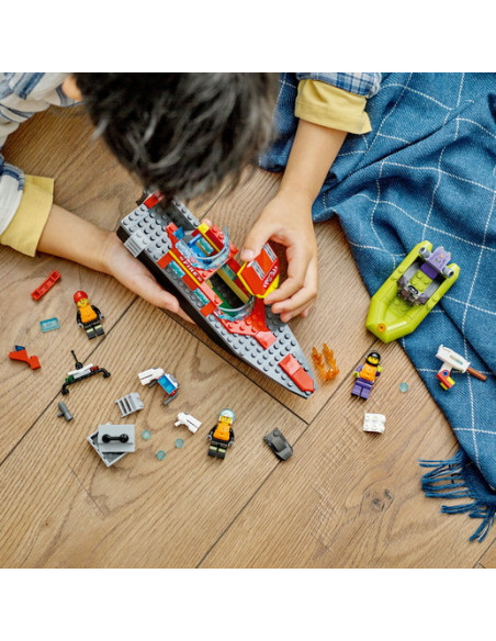 Lego City - Barca di Soccorso antincendio