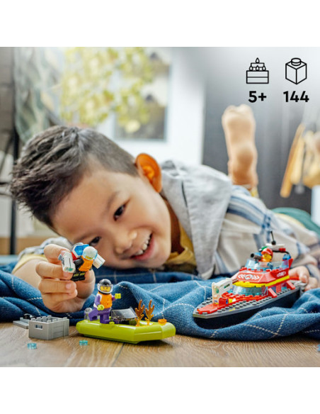 Lego City - Barca di Soccorso antincendio