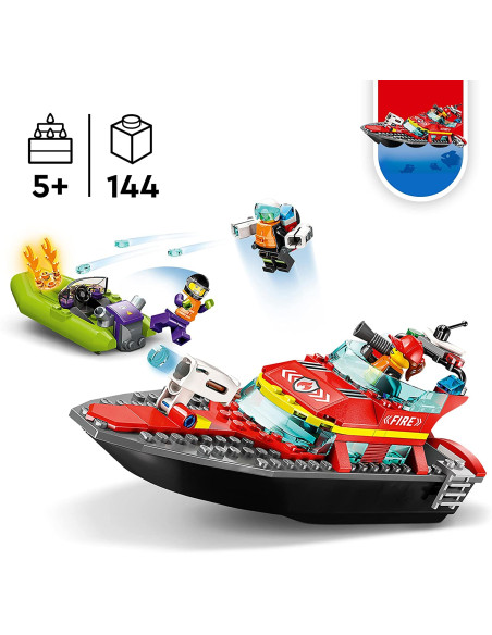 Lego City - Barca di Soccorso antincendio