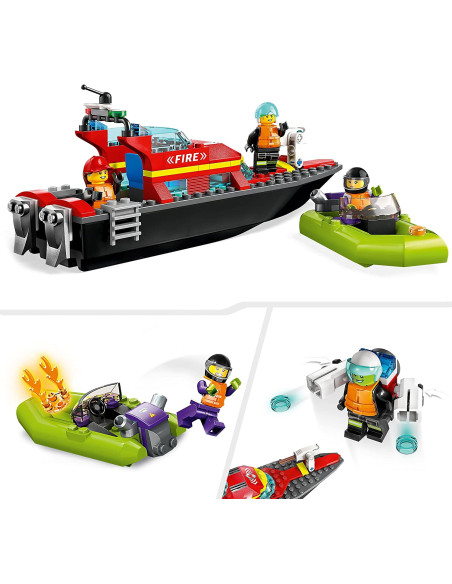 Lego City - Barca di Soccorso antincendio