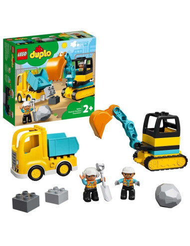 Lego Duplo - Camion e scavatrice cingolata