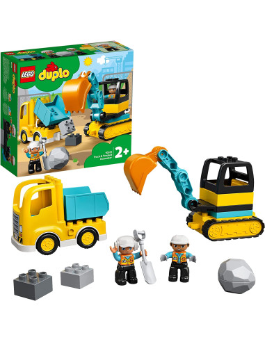 Lego Duplo - Camion e scavatrice cingolata