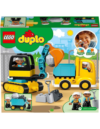 Lego Duplo - Camion e scavatrice cingolata