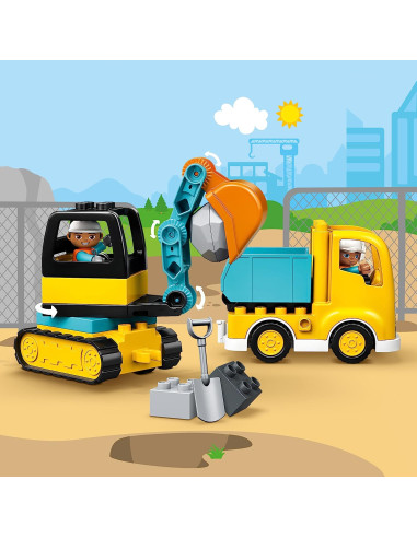 Lego Duplo - Camion e scavatrice cingolata