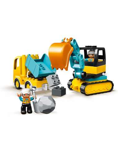 Lego Duplo - Camion e scavatrice cingolata