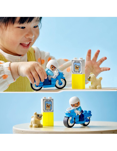Lego Duplo - Motocicletta della polizia