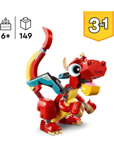 Lego Creator - Drago Rosso 2