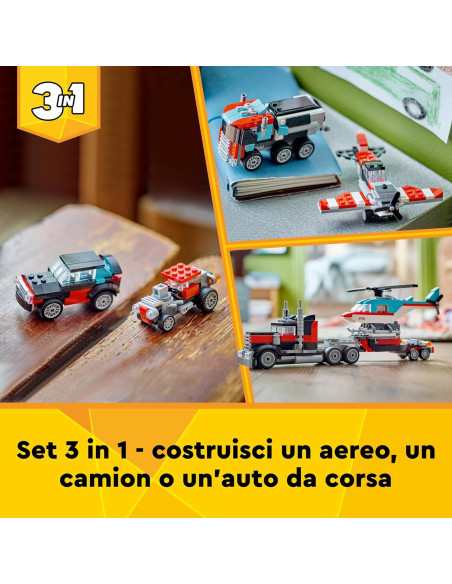 Lego Creator - Autocarro con Elicottero