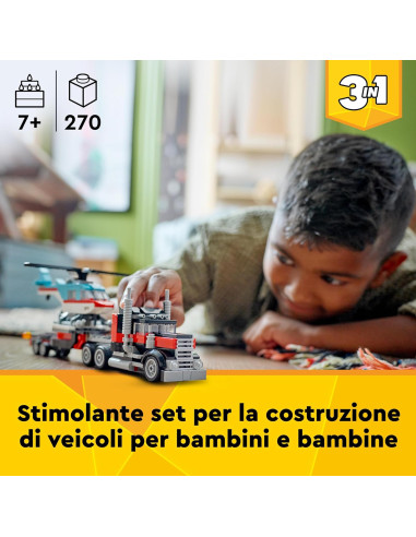 Lego Creator - Autocarro con Elicottero