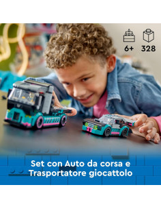 Lego City - Auto da Corsa e Trasportatore 2