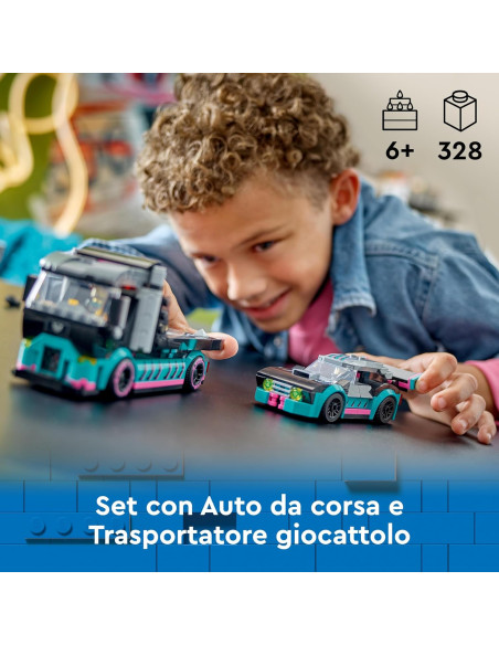 Lego City - Auto da Corsa e Trasportatore