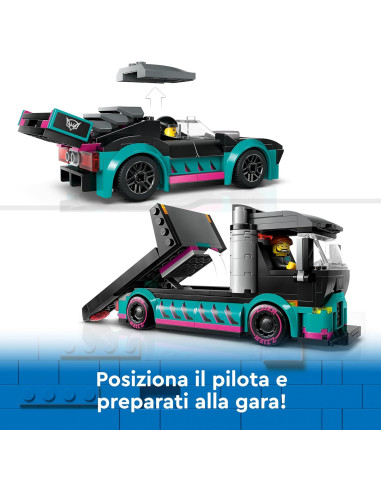 Lego City - Auto da Corsa e Trasportatore