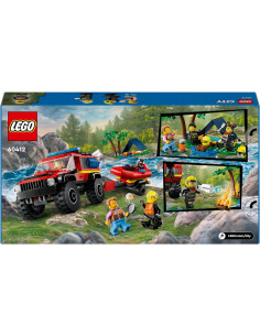 Lego City Fire - Fuoristrada antincendio e gommone di... 2