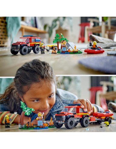 Lego City Fire - Fuoristrada antincendio e...