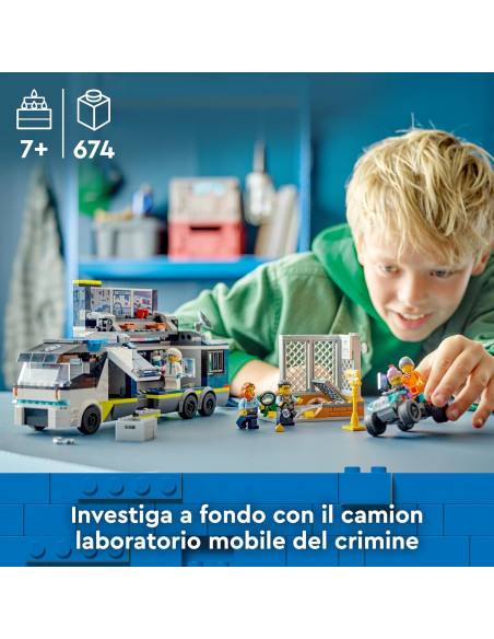 Lego City Police - Camion laboratorio mobile della polizia