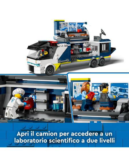 Lego City Police - Camion laboratorio mobile della polizia