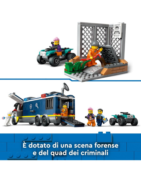 Lego City Police - Camion laboratorio mobile della polizia