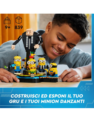 Lego Cattivissimo Me - Gru e Minions in mattoncini