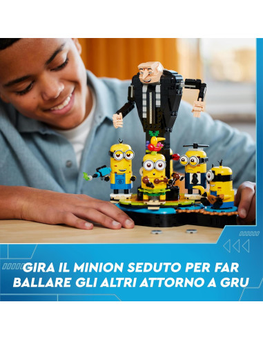 Lego Cattivissimo Me - Gru e Minions in mattoncini
