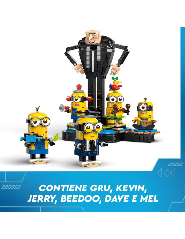 Lego Cattivissimo Me - Gru e Minions in mattoncini