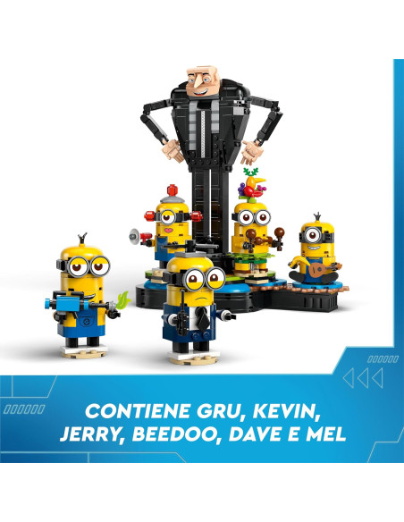 Lego Cattivissimo Me - Gru e Minions in mattoncini