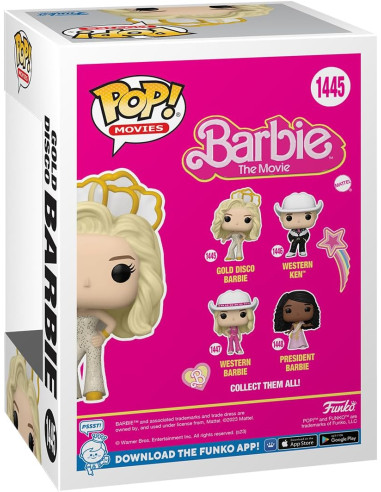 FUNKO POP - Barbie the movie Gold Disco