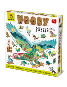 Ludattica Woody Puzzle - La Foresta del Nord